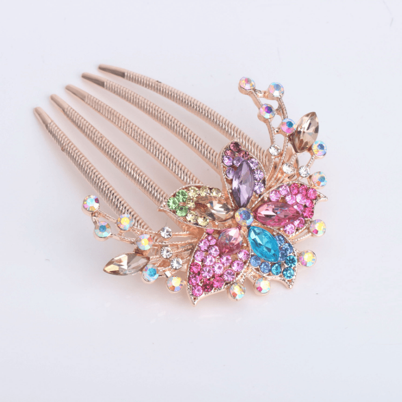 Rhinestone Hair Comb Barrette Hair Clip