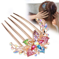 Rhinestone Hair Comb Barrette Hair Clip