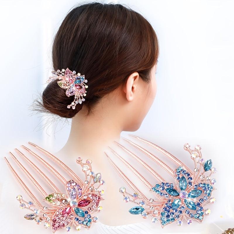 Rhinestone Hair Comb Barrette Hair Clip