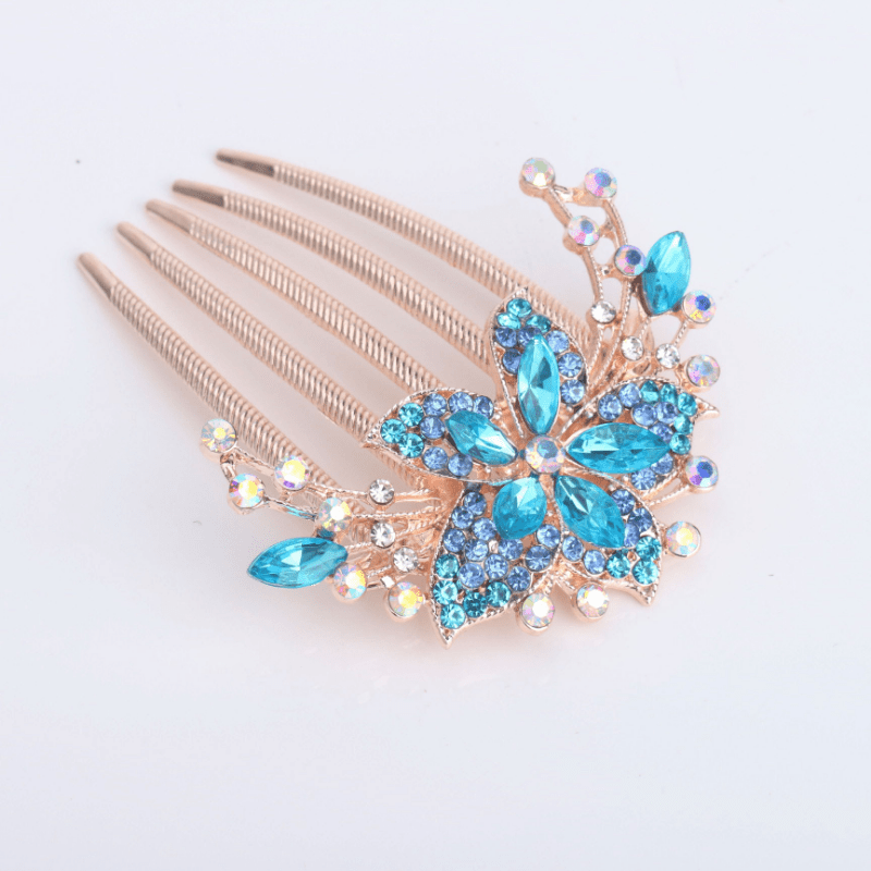 Rhinestone Hair Comb Barrette Hair Clip