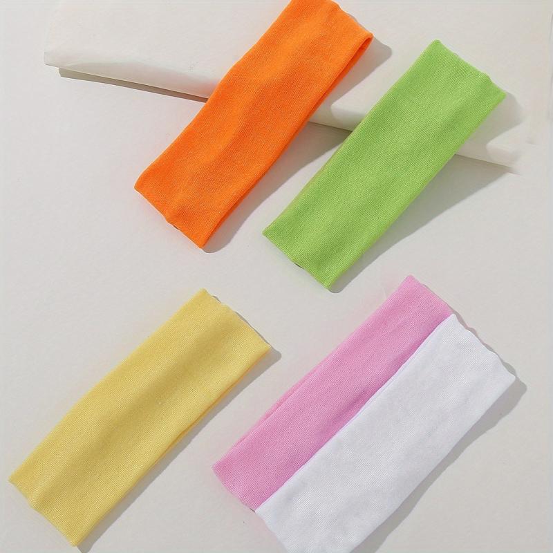 5PCS Non Slip Sports Yoga Headband Sweat Running Hair Bands