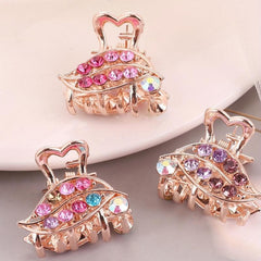 3pcs Rhinestone Hair Claw Butterfly Heart Hair Accessories