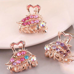 3pcs Rhinestone Hair Claw Butterfly Heart Hair Accessories