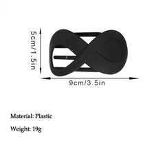 8-Shaped Hair Claw Clip Strong Hold Grip Hair Jaw Clip For Thick Hair