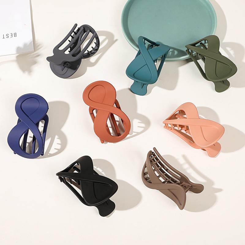 8-Shaped Hair Claw Clip Strong Hold Grip Hair Jaw Clip For Thick Hair