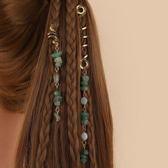 Dreadlocks Turnbuckle Hairpin Tassel Sulfur Stone Street Style