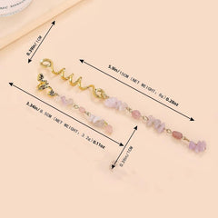 Dreadlocks Turnbuckle Hairpin Tassel Sulfur Stone Street Style