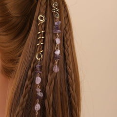 Dreadlocks Turnbuckle Hairpin Tassel Sulfur Stone Street Style