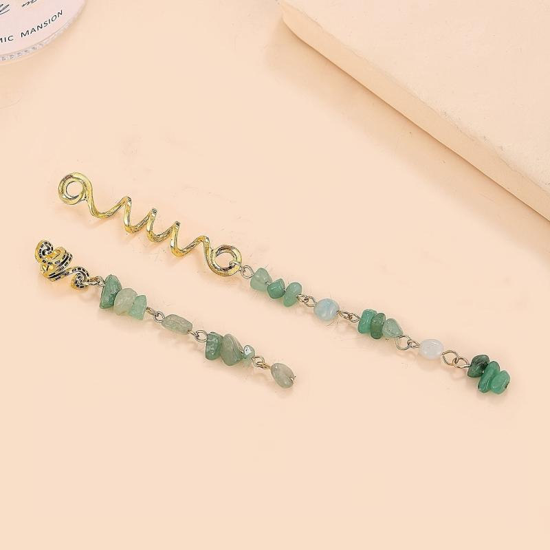 Dreadlocks Turnbuckle Hairpin Tassel Sulfur Stone Street Style
