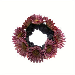 Boho Sunflower Hair Tie Elastic Hair Accessories