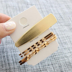 Pearl Bangs Hair Clip Barrette Bobby Pin Metal Accessory