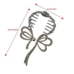 Rhinestone Ponytail Buckle Hair Clip Strong Hold Grip Hair Jaw Clip