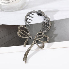 Rhinestone Ponytail Buckle Hair Clip Strong Hold Grip Hair Jaw Clip