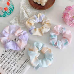 4pcs Gradient Scrunchies Hair Tie Large Hair Rope Ponytail Holder