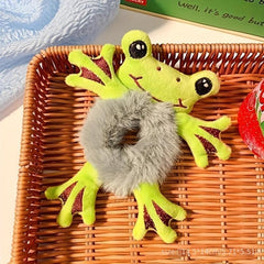 Cartoon Style Fluffy Hair Tie for Girls - Animal Series Decor Hair Rope