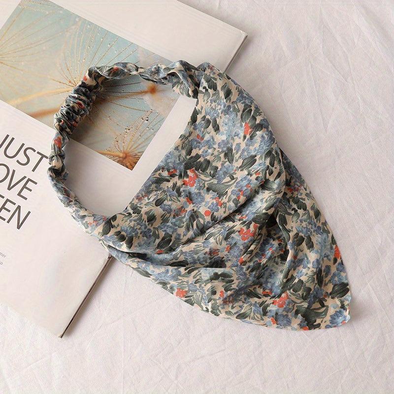 Boho Triangle Hairband Tie Dyed Fabric Headband