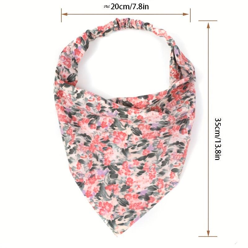 Boho Triangle Hairband Tie Dyed Fabric Headband