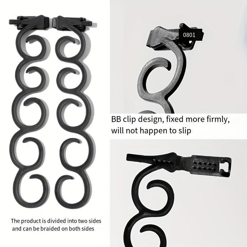4pcs Hair Styling Clip French Braid Roller Bun Maker