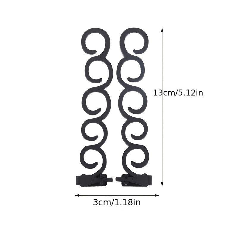 4pcs Hair Styling Clip French Braid Roller Bun Maker