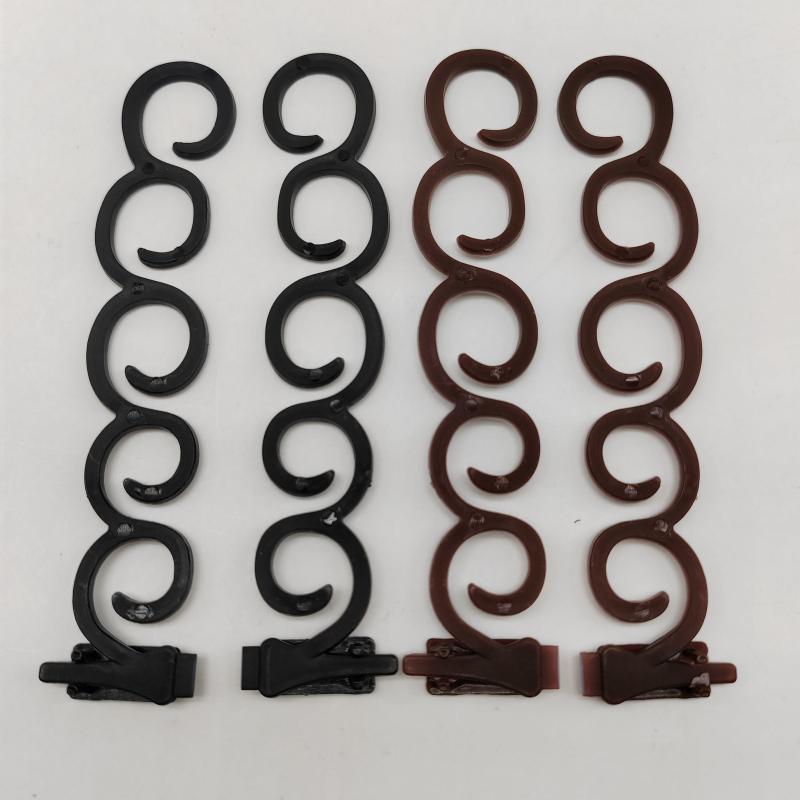 4pcs Hair Styling Clip French Braid Roller Bun Maker