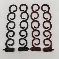 4pcs Hair Styling Clip French Braid Roller Bun Maker