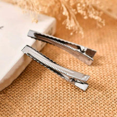 50 Packs 5.99 cm Metal Duck Billed Hair Clips for Women Girls Hairdresser