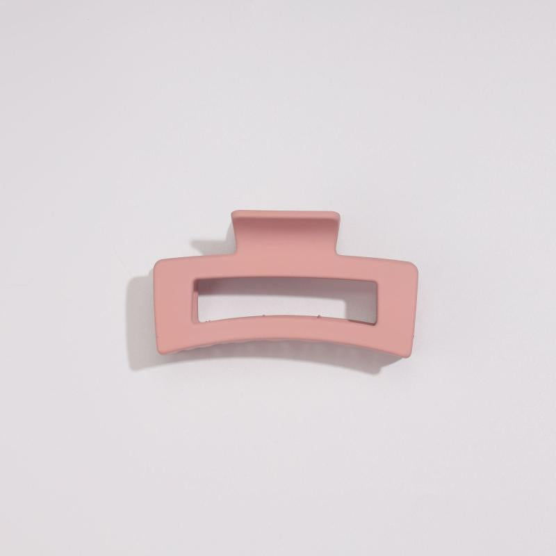 Frosted Square Hair Claw Accessory