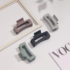 Frosted Square Hair Claw Accessory
