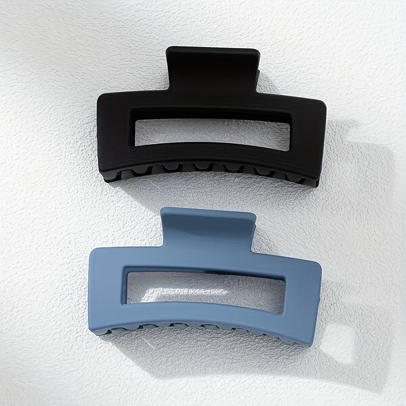 2pcs Matte Hair Claw Clips for Thick Hair