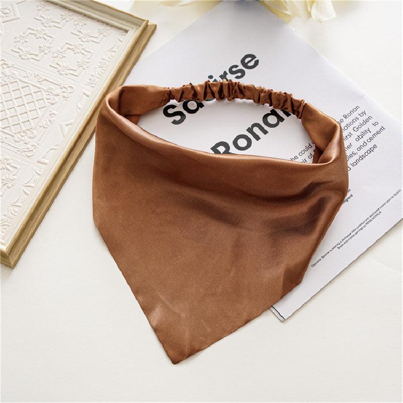 Solid Color Fabric Head Scarf Women's Hair Band