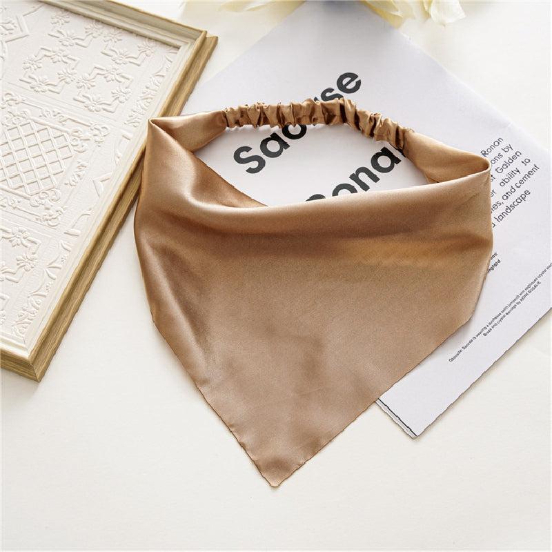 Solid Color Fabric Head Scarf Women's Hair Band