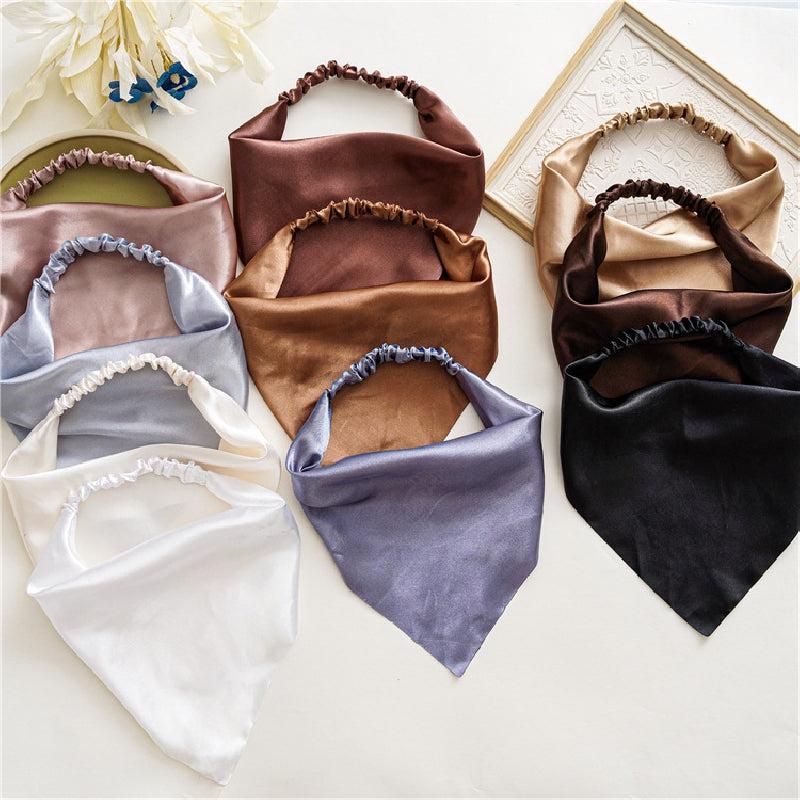 Solid Color Fabric Head Scarf Women's Hair Band