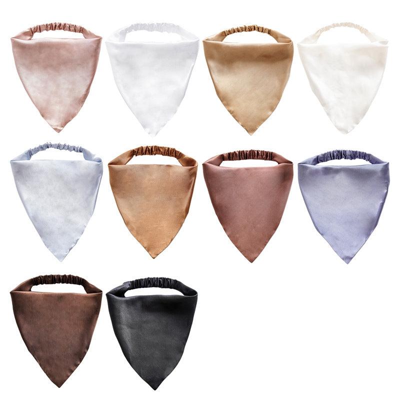 Solid Color Fabric Head Scarf Women's Hair Band