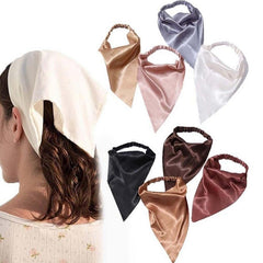 Solid Color Fabric Head Scarf Women's Hair Band