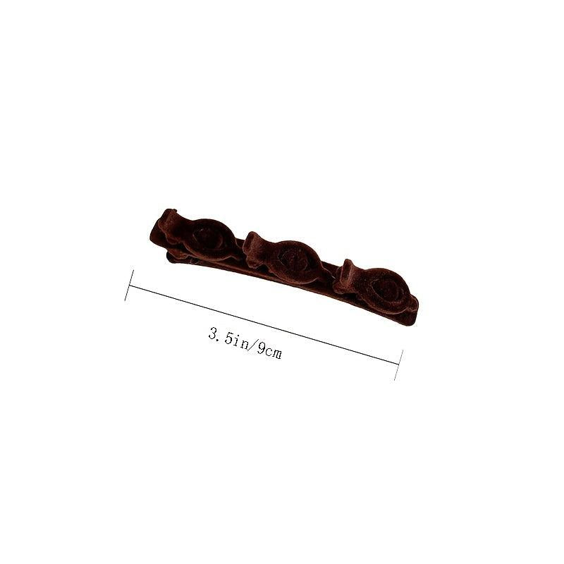 Crystal Stone Braided Hair Clip Rhinestone Hairpin
