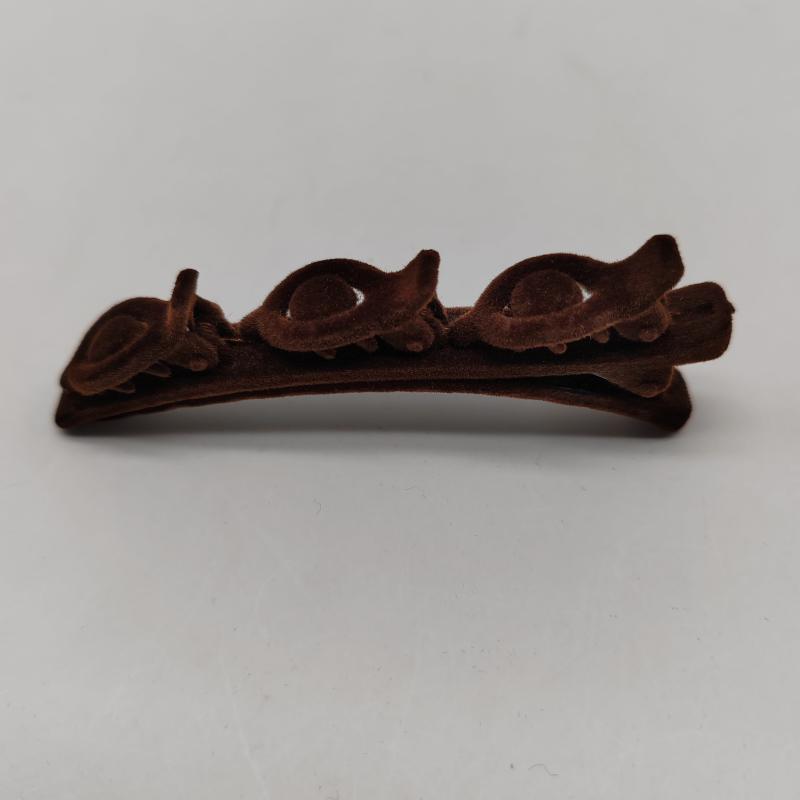 Crystal Stone Braided Hair Clip Rhinestone Hairpin