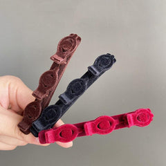Crystal Stone Braided Hair Clip Rhinestone Hairpin