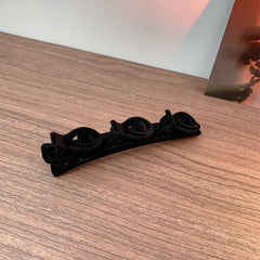 Crystal Stone Braided Hair Clip Rhinestone Hairpin