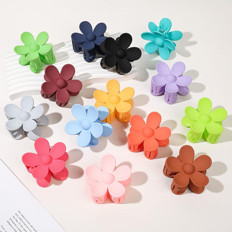 Flower Hair Claw Clips For Thick Hair - Hair Braid Accessories