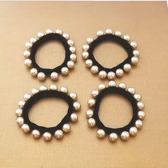 Pearl Hair Rope Hair Tie Beaded Hair Accessories for Women Girls