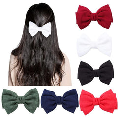Fabric Knot Bow Hairclip Barrette Hair Accessories Headwear
