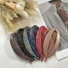 Fish Shaped Ponytail Hair Claw Vintage Hair Clip Hair Accessories For Women