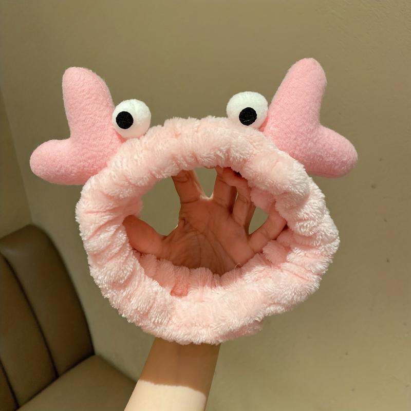 Crab Headband Funny Hair Accessories for Spa Makeup Skincare