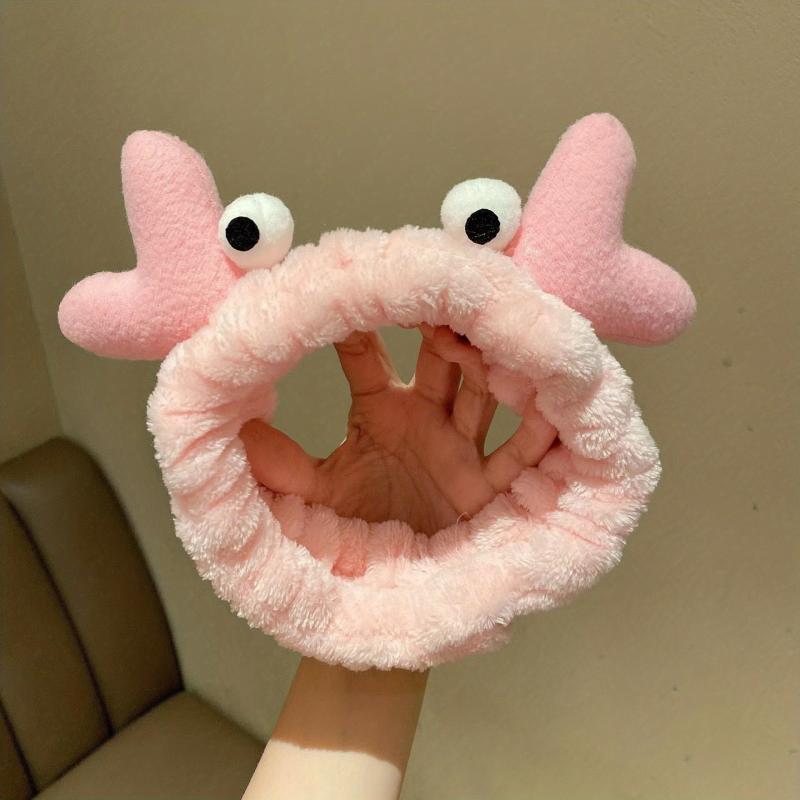 Crab Headband Funny Hair Accessories for Spa Makeup Skincare
