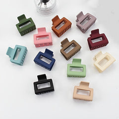 5pcs Matte Hair Claw Small Hair Clips For Thin Fine Hair