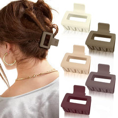 5pcs Matte Hair Claw Small Hair Clips For Thin Fine Hair