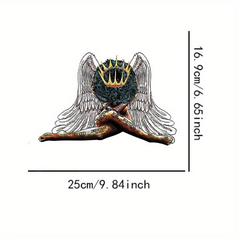 Dark Women Print Sticker Iron Transfer for T-shirt Jeans Backpack