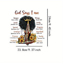 Dark Women Print Sticker Iron Transfer for T-shirt Jeans Backpack