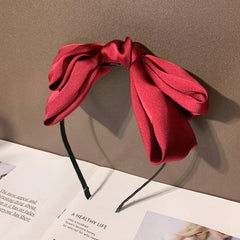 Big Bows Hairband Silk Fabric HeadBand For Girls Teens