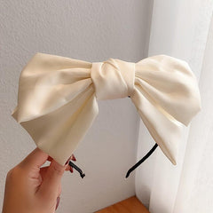 Big Bows Hairband Silk Fabric HeadBand For Girls Teens
